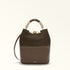 Τσάντα tote/ώμου Sfera Bucket Furla WB01679 BX3924 4293 καφέ